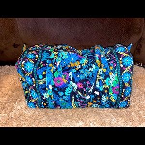Large Vera Bradley duffel bag midnight blues